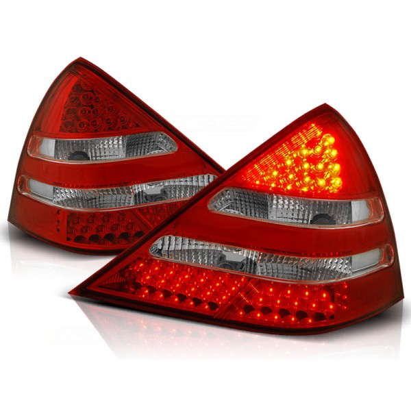 MERCEDES R170 SLK 96-04 - zadní LED světla červeno bílá