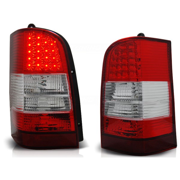 MERCEDES VITO V-KLASA W638 96-03 - zadní LED světla červeno bílá
