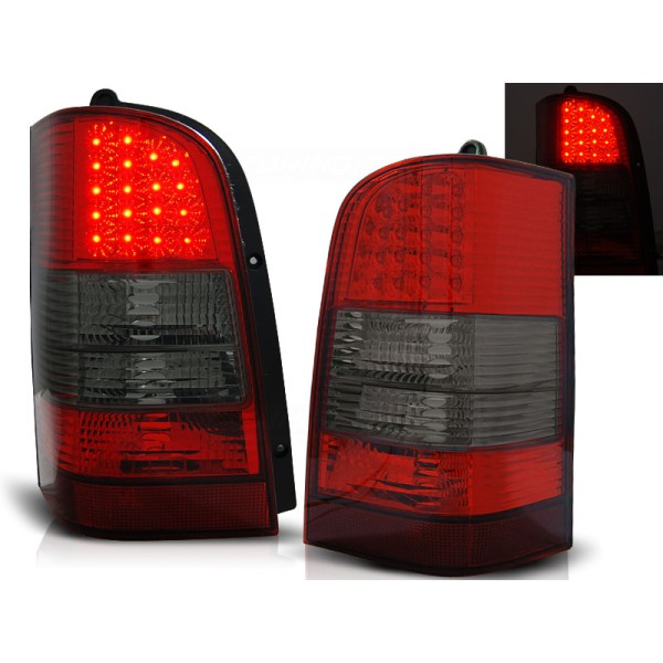 MERCEDES VITO V-KLASA W638 96-03 - zadní LED světla červeno kouřová