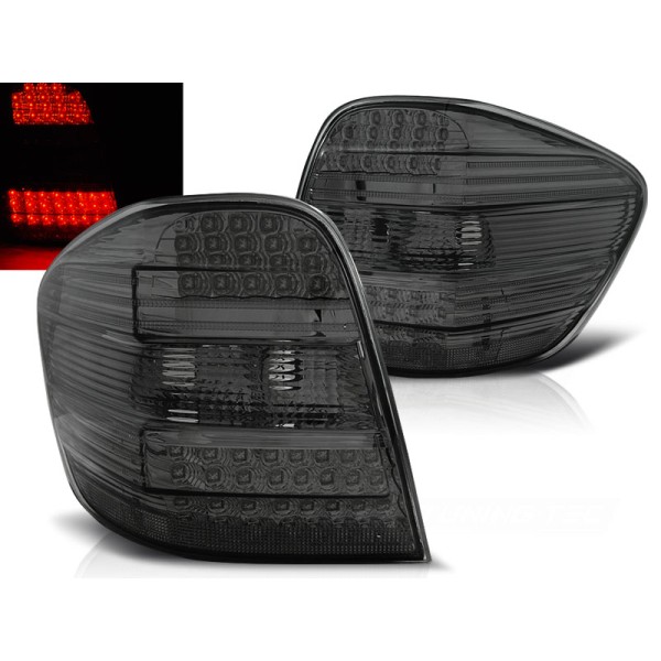 MERCEDES M-KLASA W164 05-08 - zadní LED světla kouřová