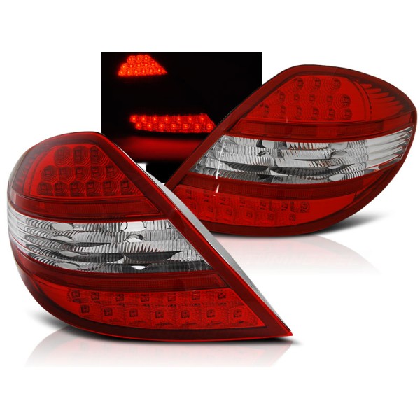 MERCEDES R171 SLK 04-11 - zadní LED světla červeno bílá