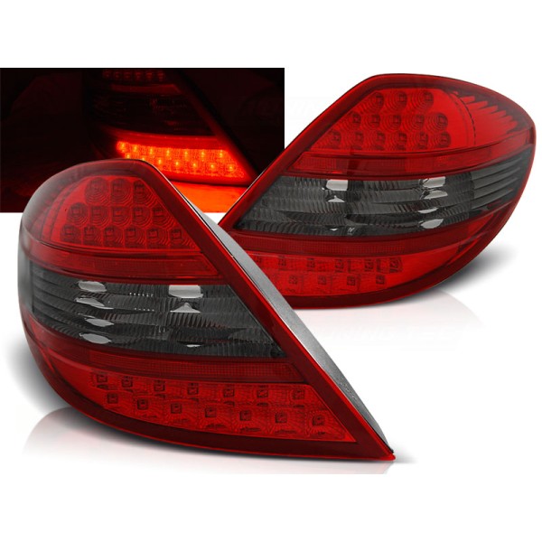 MERCEDES R171 SLK 04-11 - zadní LED světla červeno kouřová
