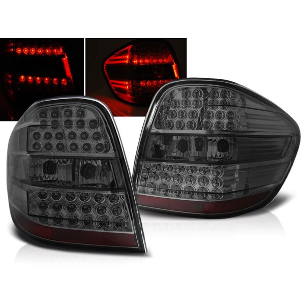 MERCEDES M-KLASA W164 05-08 - zadní LED světla kouřová