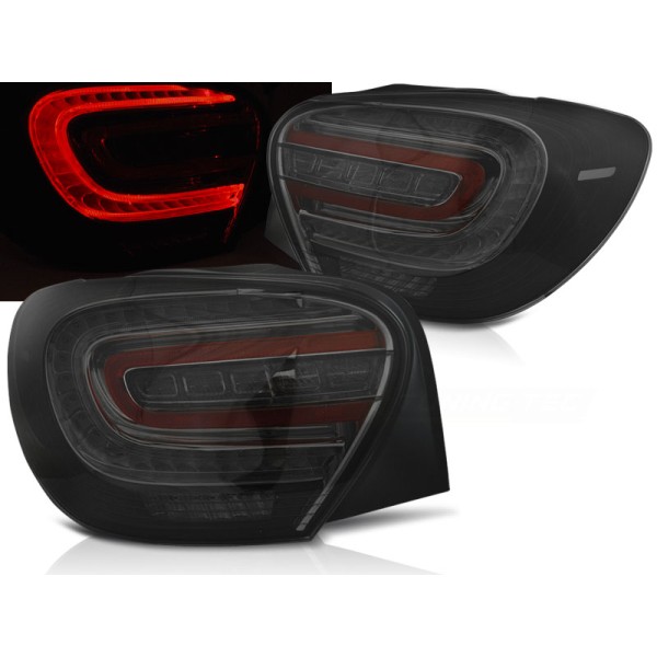 MERCEDES W176 A-KLASA 12-14 - zadní LED světla kouřová