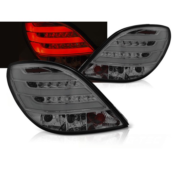 PEUGEOT 207 3D/5D 06-09 - zadní LED světla kouřová LED BAR