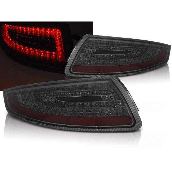 PORSCHE 911 997 04-09 - zadní LED světla kouřová