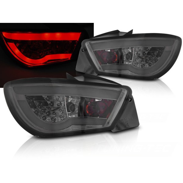 SEAT IBIZA 6J 3D 06.08-12 - zadní LED světla kouřová