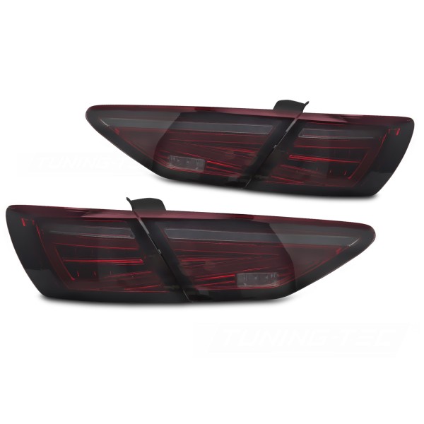 Seat Leon III 5F 2012-2020 Hatchback OEM LED - zadní LED světla červená kouřová