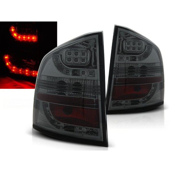 ŠKODA OCTAVIA II COMBI 04-12 - zadní LED světla kouřová
