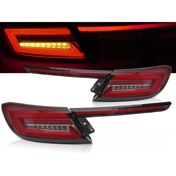 Toyota GR86 2021- - zadní LED BAR světla ČERVENOBÍLÁ