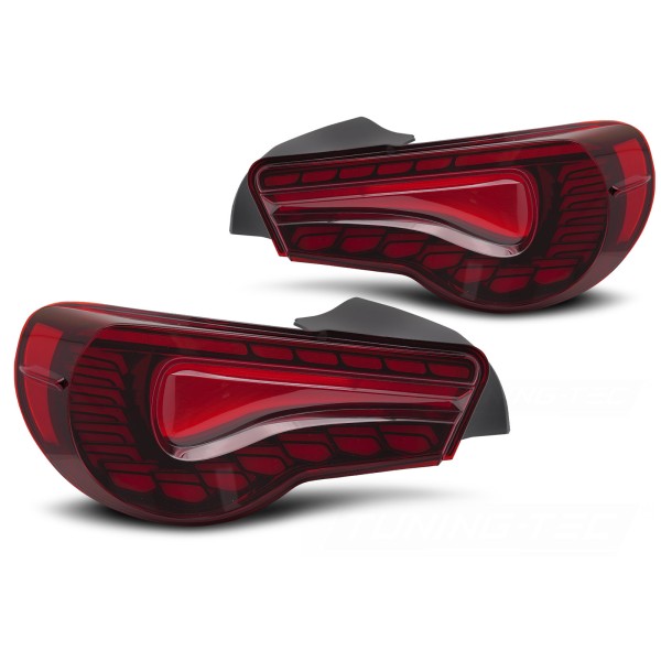 Toyota GT86 2012-2021 - zadní OLED světla červená