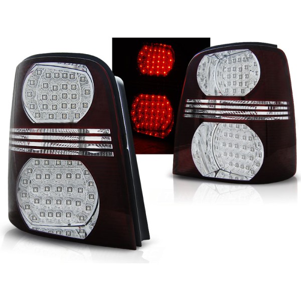 VW TOURAN 03-10 - zadní LED světla červeno bílá