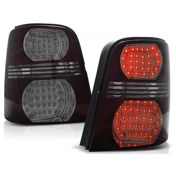 VW TOURAN 03-10 - zadní LED světla červeno kouřová
