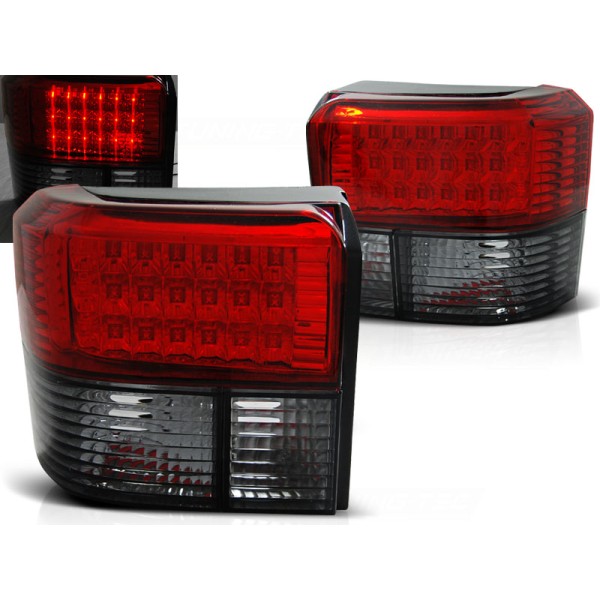 VW T4 90-03 - zadní LED světla červeno kouřová