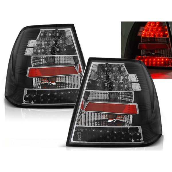 VW BORA 98-05 - zadní LED světla černá