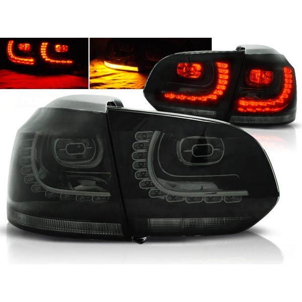 VW GOLF 6 08-12 HTB. - zadní LED světla kouřové