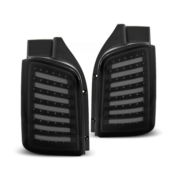 VW T5 03-09 / 10-15 - zadní LED světla černo kouřová LED BAR