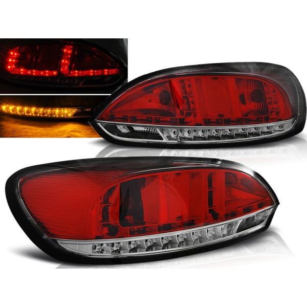VW SCIROCCO III 08-14 - zadní LED světla červeno bílá