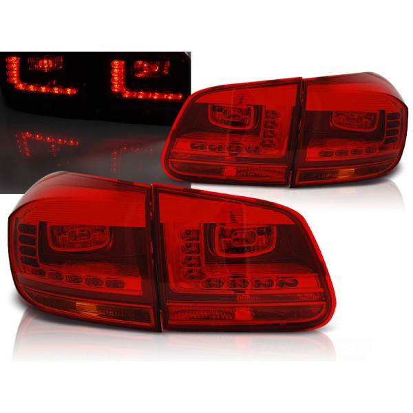 VW TIGUAN 11-15 - zadní LED světla červená