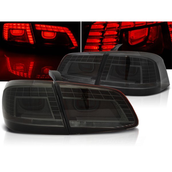 VW PASSAT B7 10-14 SEDAN - zadní LED světla kouřová