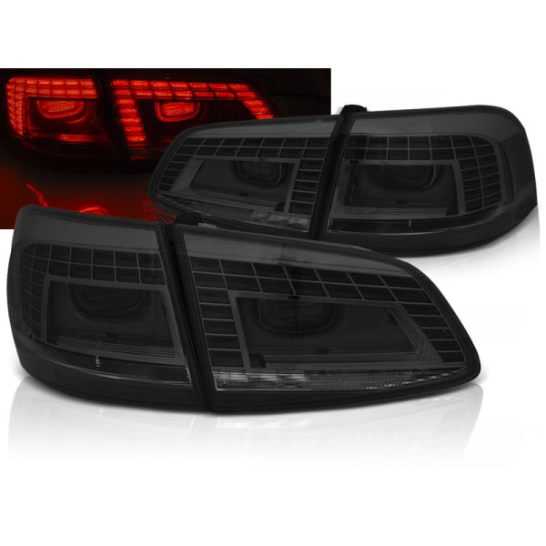 VW PASSAT B7 10-14 COMBI - zadní LED světla černo kouřová