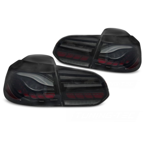 Volkswagen Golf VI 2008-2013 - zadní OLED světla kouřová