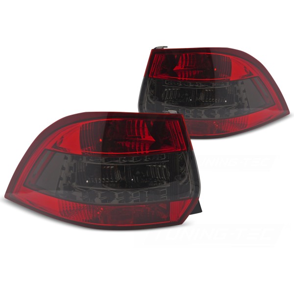 Volkswagen Golf 5 / Golf 6 Variant 2007-2013 - zadní LED světla červená kouřová