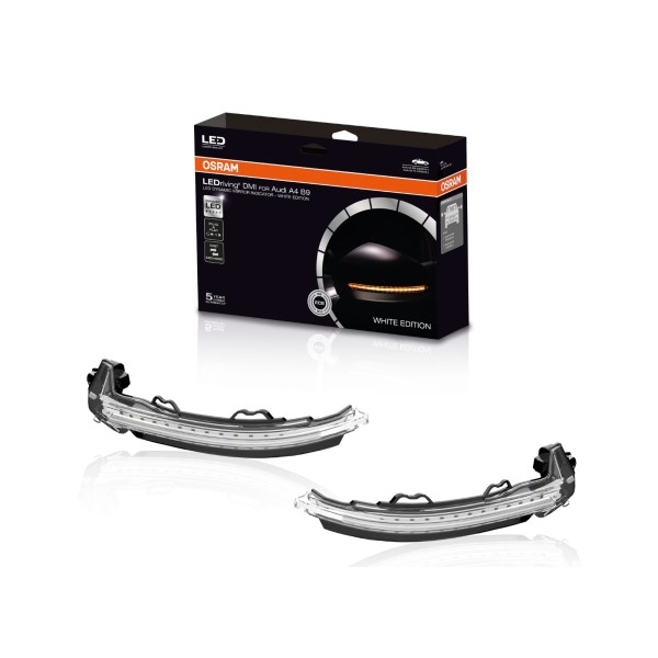 OSRAM sada dynamických směrových světel v zrcátkách pro Audi A4/S4/RS4 (B9), A5/S5/RS5 (F5), White Edition