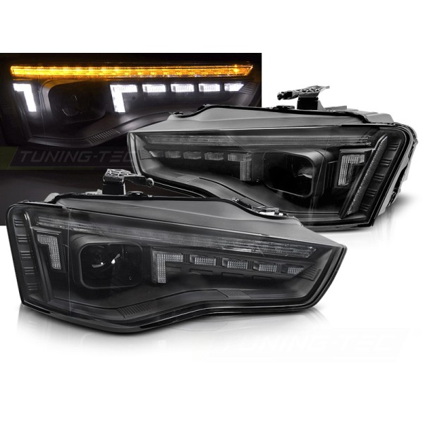 AUDI A5 11-16 - Přední xenonová světla LED ČERNÁ