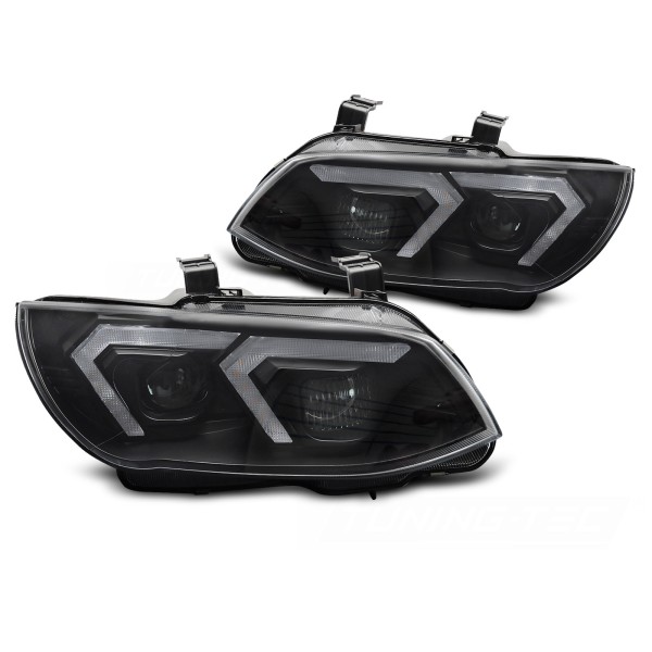 BMW řady 3 E92/E93 LCI 2010-2013 - přední FULL LED světla ČERNÁ