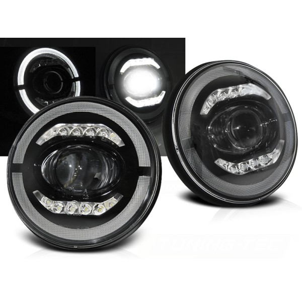 CHRYSLER JEEP WRANGLER TJ/ LJ/ JK 96-18 - přední světla LED