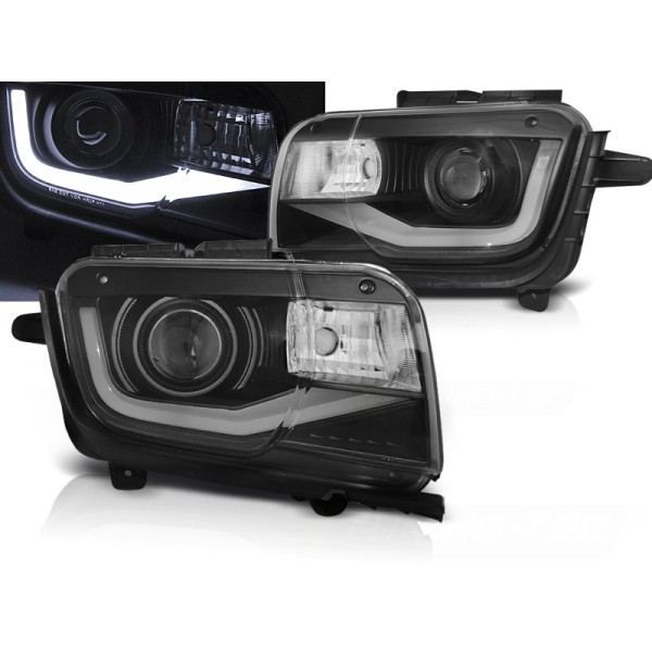 CHEVROLET CAMARO 09-13 - přední černá světla TUBE LIGHT
