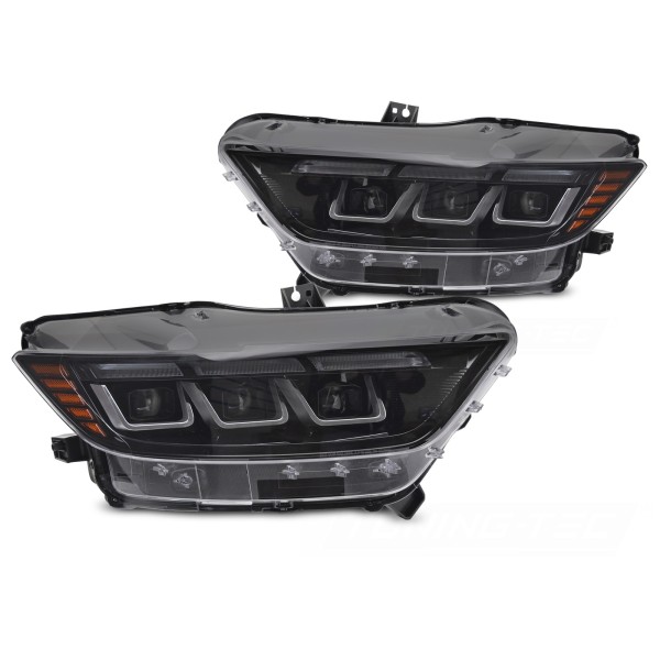 Ford Mustang 2014-2017 - přední FULL LED světla DRL
