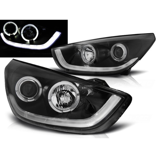HYUNDAI IX35 10-13 - přední černá světla TUBE LIGHT