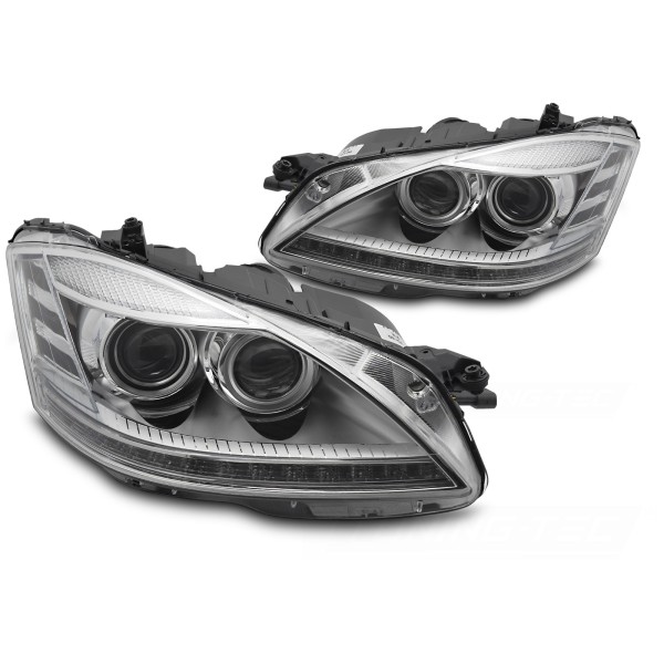 Mercedes třída S W221 2005-2009 - Přední XENONOVÁ světla LED