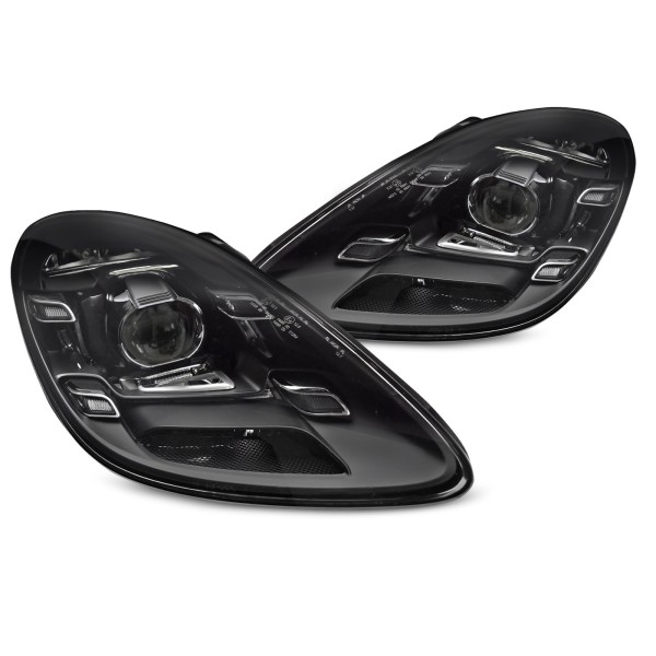 Porsche Boxster Cayman 718 2016- - Přední LED světla černá