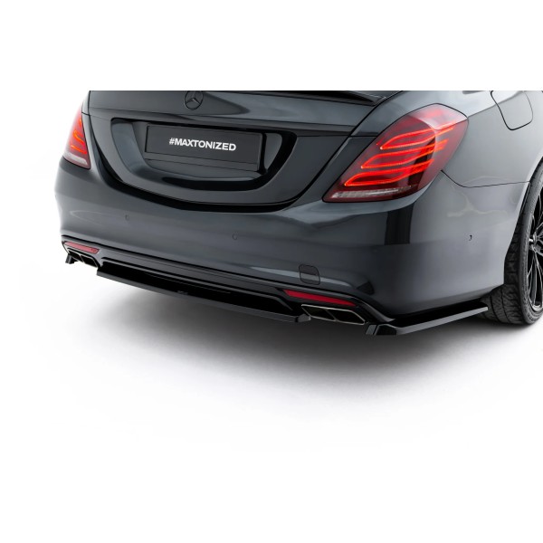 Mercedes třída S W222 AMG-Line, spoiler pod zadní nárazník, Maxton Design