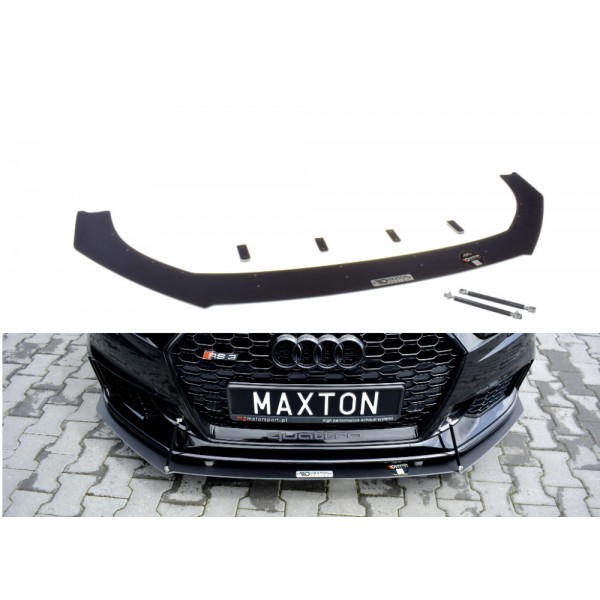Maxton Design Racing Splitter pod originální přední nárazník Audi RS3 (8V) facelift sportback