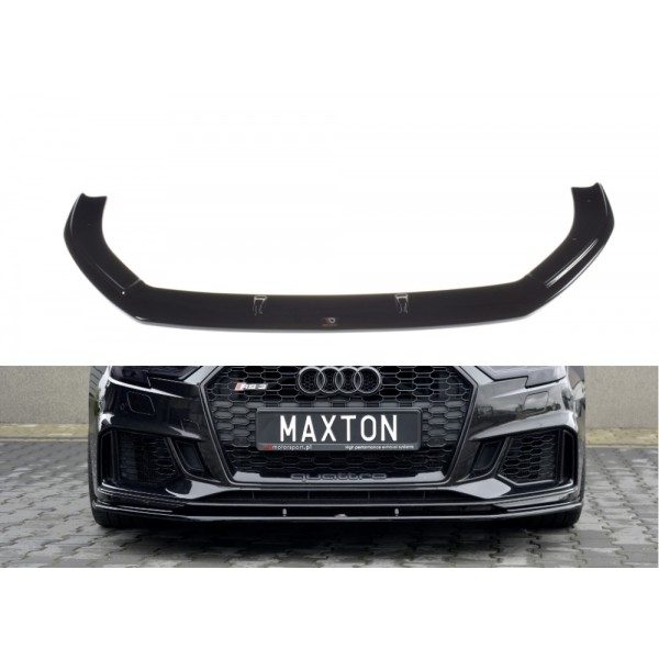 Maxton Design Splitter V.1 pod originální přední nárazník Audi RS3 (8V) facelift sportback