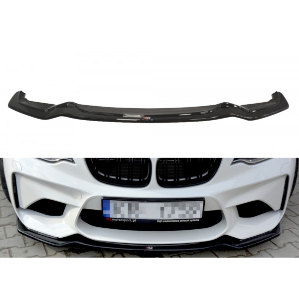 Maxton Design Splitter pod originální přední nárazník BMW M2 (F87) Coupé (2016-)