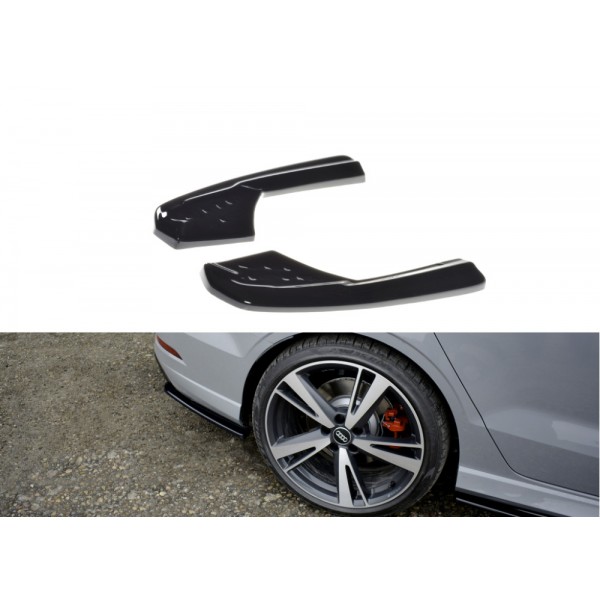 Maxton Design boční splittery zadního nárazníku pro Audi RS3 (8V) facelift sedan