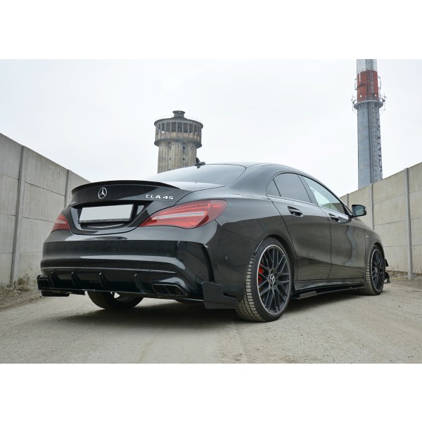 Maxton Design boční splittery zadního nárazníku v závodním designu pro Mercedes-Benz CLA A45 AMG (C117) facelift (2017-)