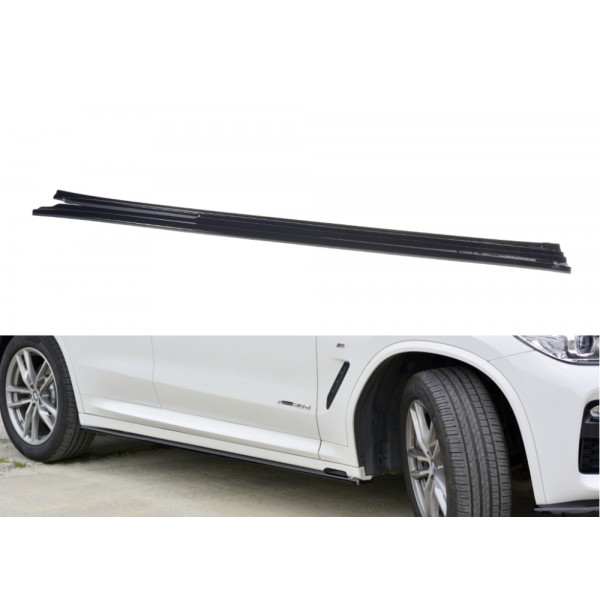 Maxton Design difuzory bočních prahů pro BMW X3 (G01) M-pack (2018-)