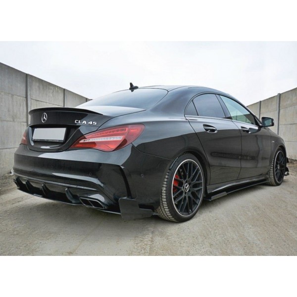Maxton Design difuzory bočních prahů v závodním vzhledu pro Mercedes-Benz CLA A45 AMG (C117) facelift (2017-)