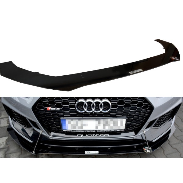 Maxton Design racing splitter V.1 pod originální přední nárazník Audi RS5 Coupe (F5) 2017-