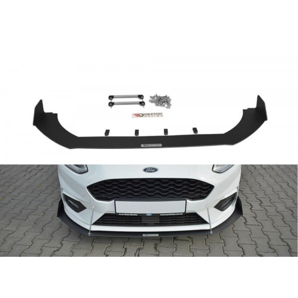 Maxton Design racing splitter V.1 pod originální přední nárazník Ford Fiesta MK8 ST/ST-line (2018-)