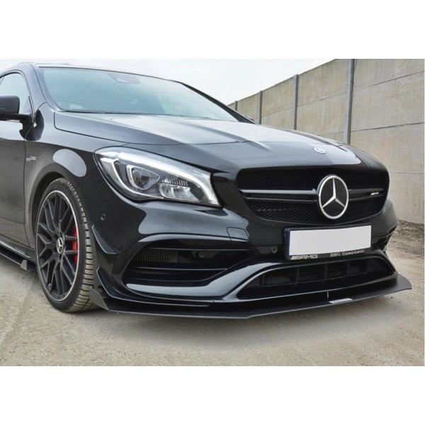 Maxton Design racing splitter V.1 pod originální přední nárazník pro Mercedes-Benz CLA A45 AMG (C117