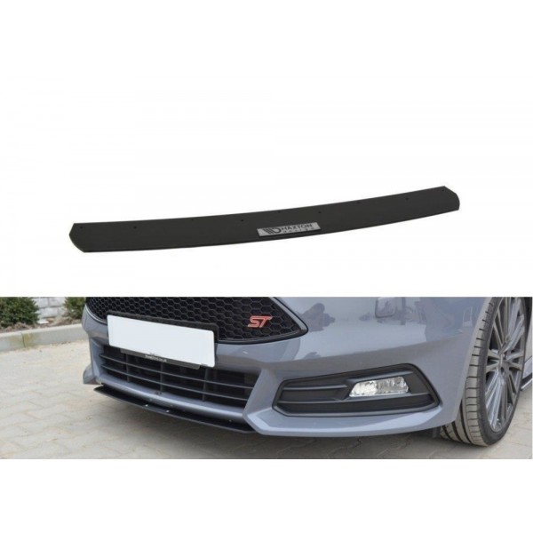 Maxton Design racing splitter V.3 pod originální přední nárazník pro Ford Focus III ST facelift (2015-2018)