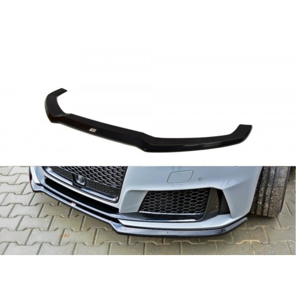 Maxton Design splitter V.1 pod originální přední nárazník Audi RS3 (8VA) Sportback (2015-)