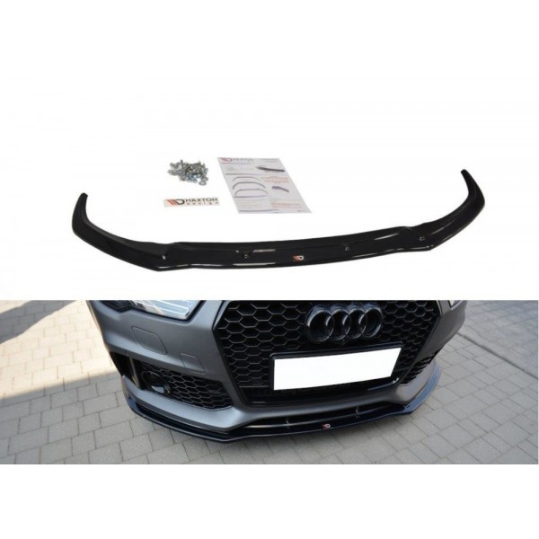 Maxton Design splitter V.1 pod originální přední nárazník Audi RS7 facelift (2014-2017)